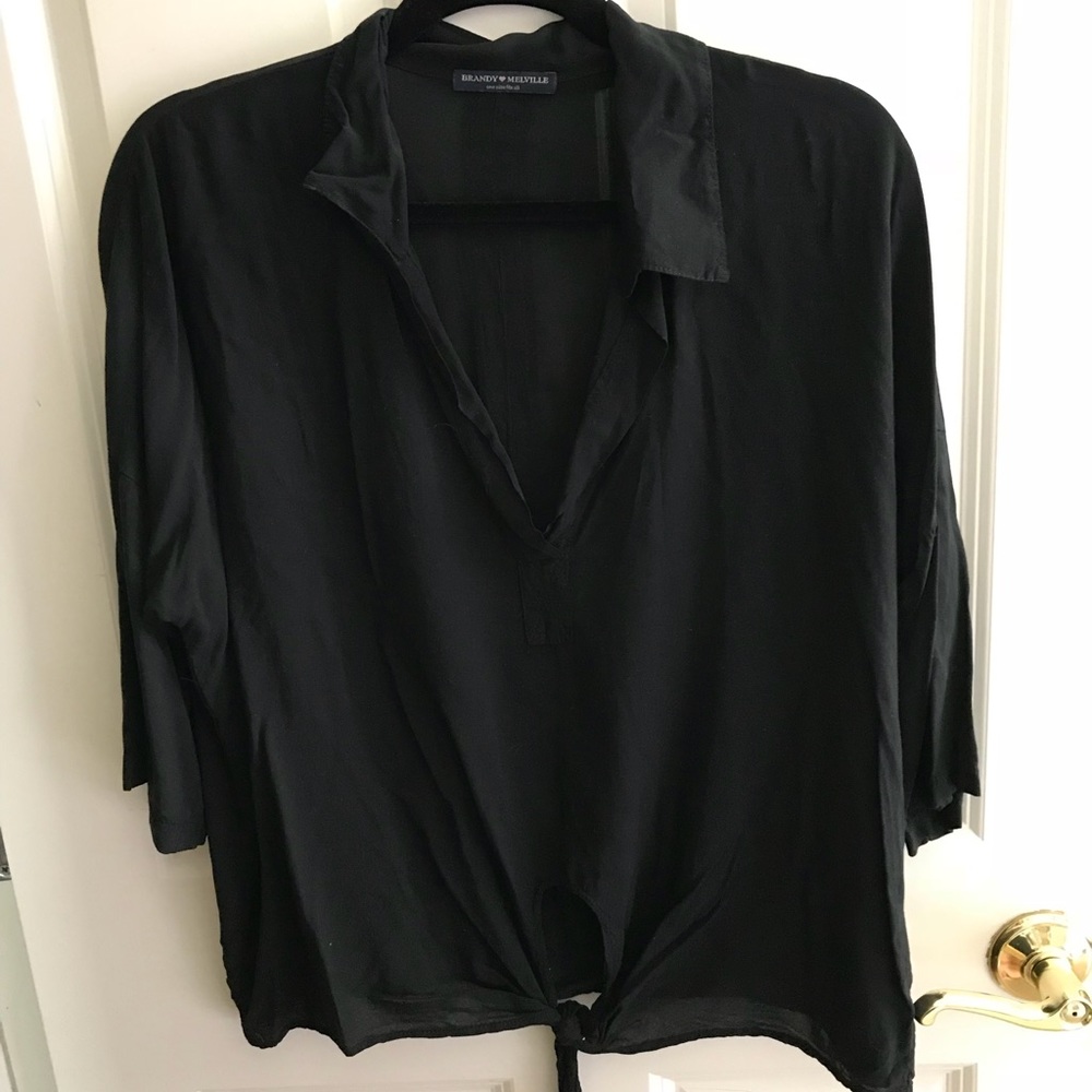 Rare Black Brandy Melville Shirt